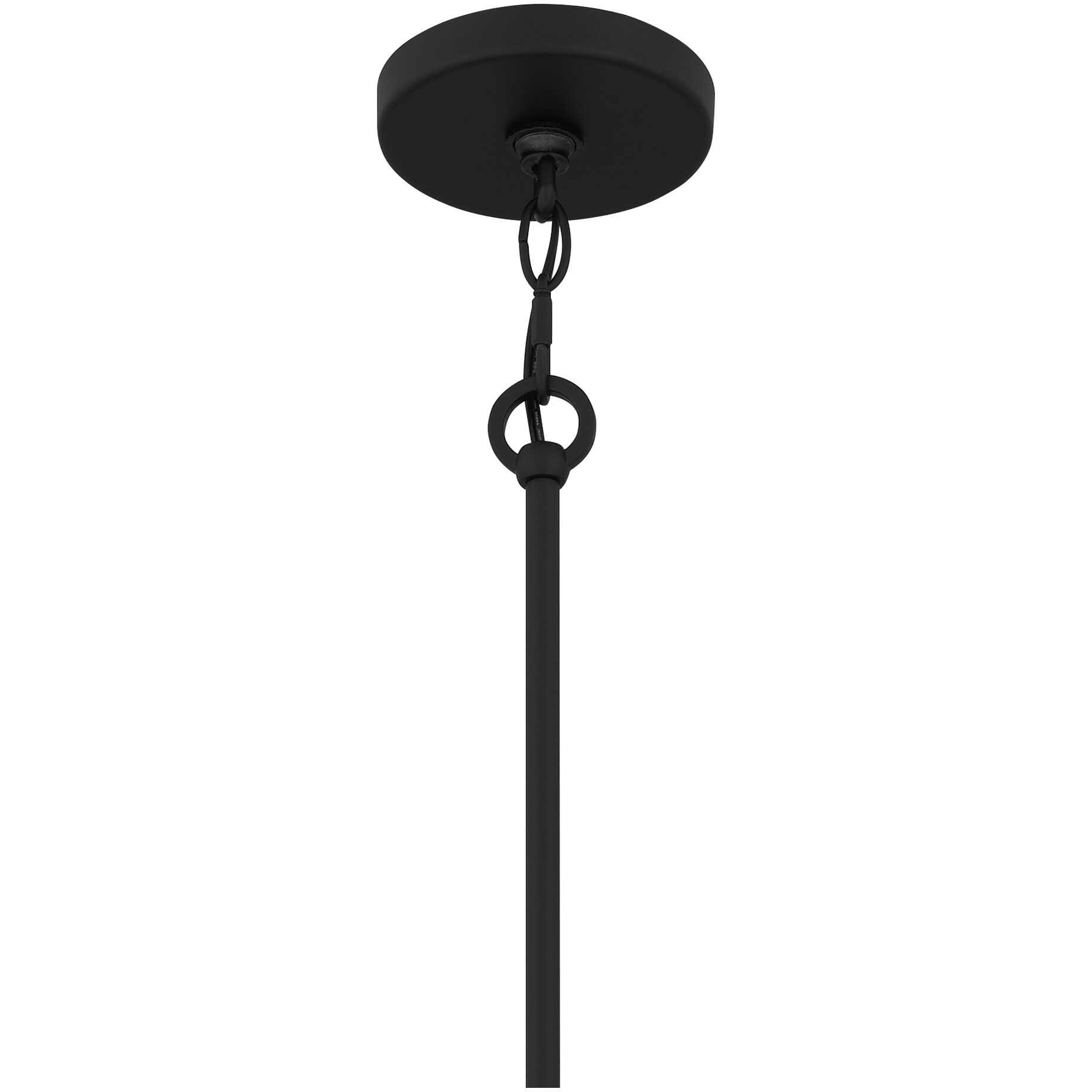 McIntire 9 Light 30 inch Matte Black Chandelier Ceiling Light