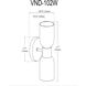 Vonda 2 Light 4.75 inch Aged Brass Wall Sconce Wall Light in Faux Alabaster