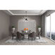 Sienna 10 Light 42 inch Black Pendant Ceiling Light