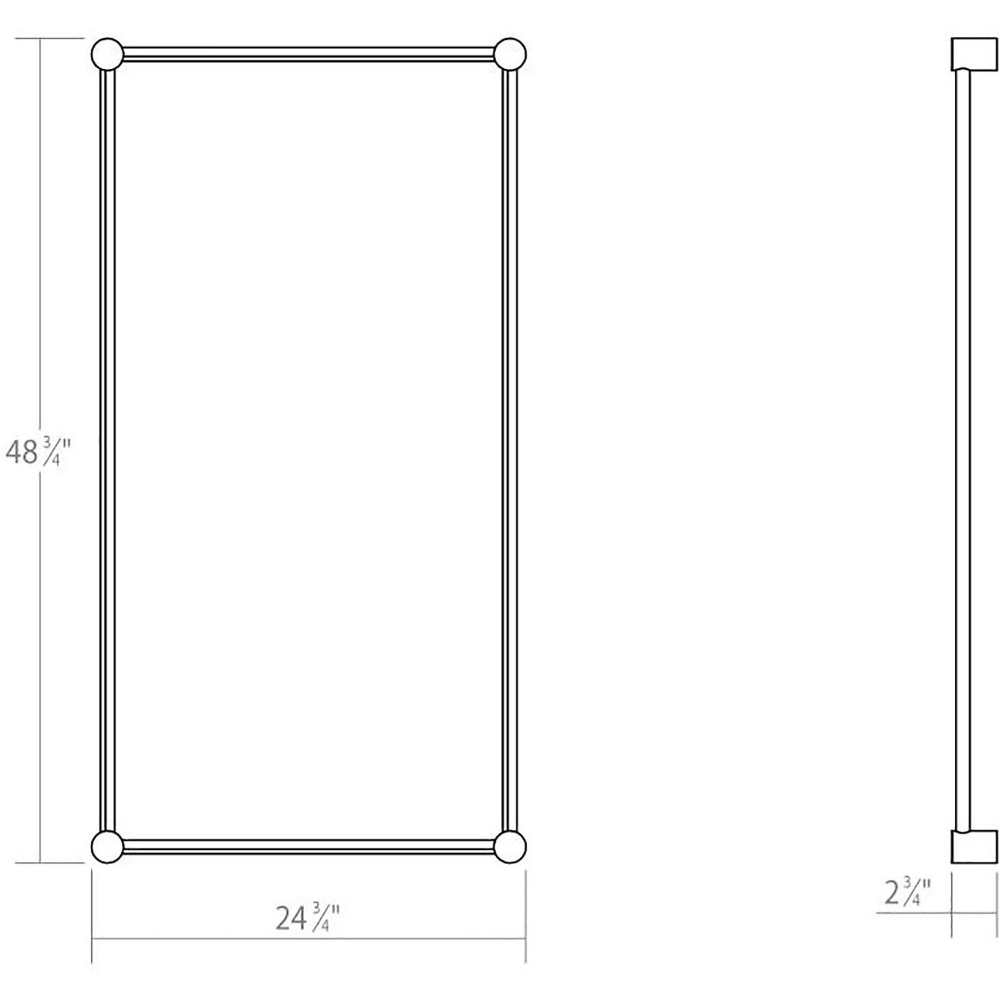 Sonneman 23QSCSR24R120PHA Purolinear 360 LED 25 inch Satin Chrome