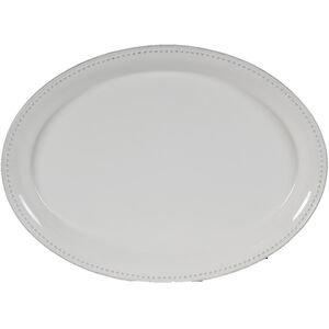Signature 21.2 inch Gloss White Serving Platter