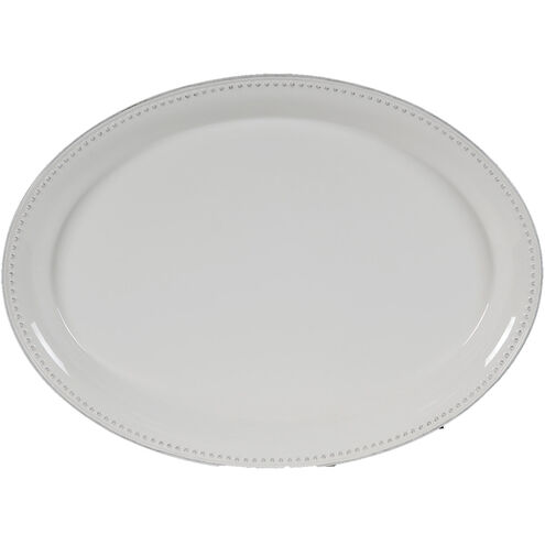 Signature 21 inch Gloss White Serving Platter