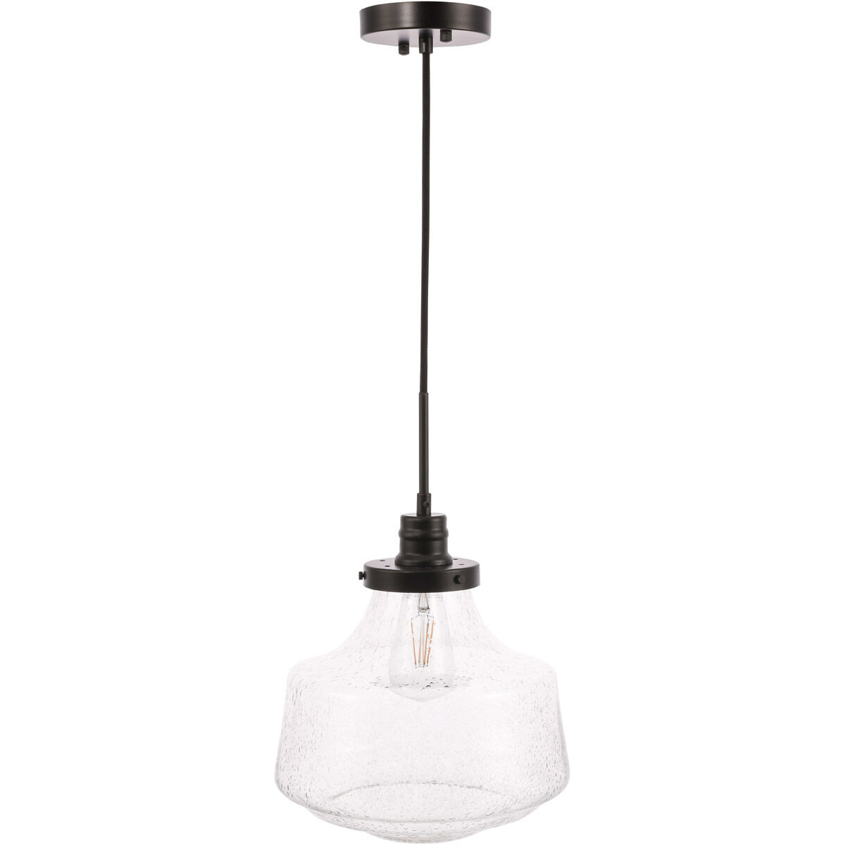 Lyle 1 Light 11 inch Black Pendant Ceiling Light