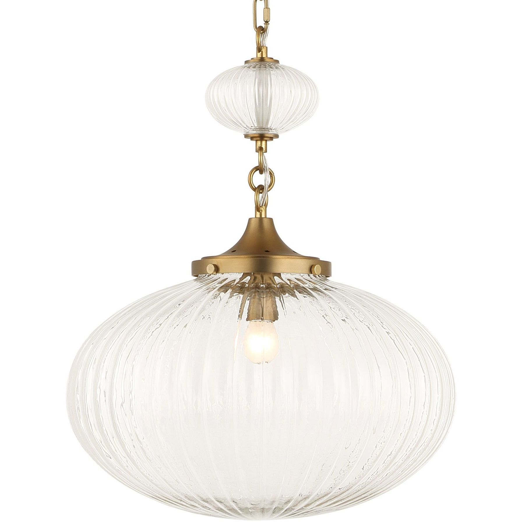 Bellaire 1 Light 16.5 inch Matte Brushed Gold Pendant Ceiling Light