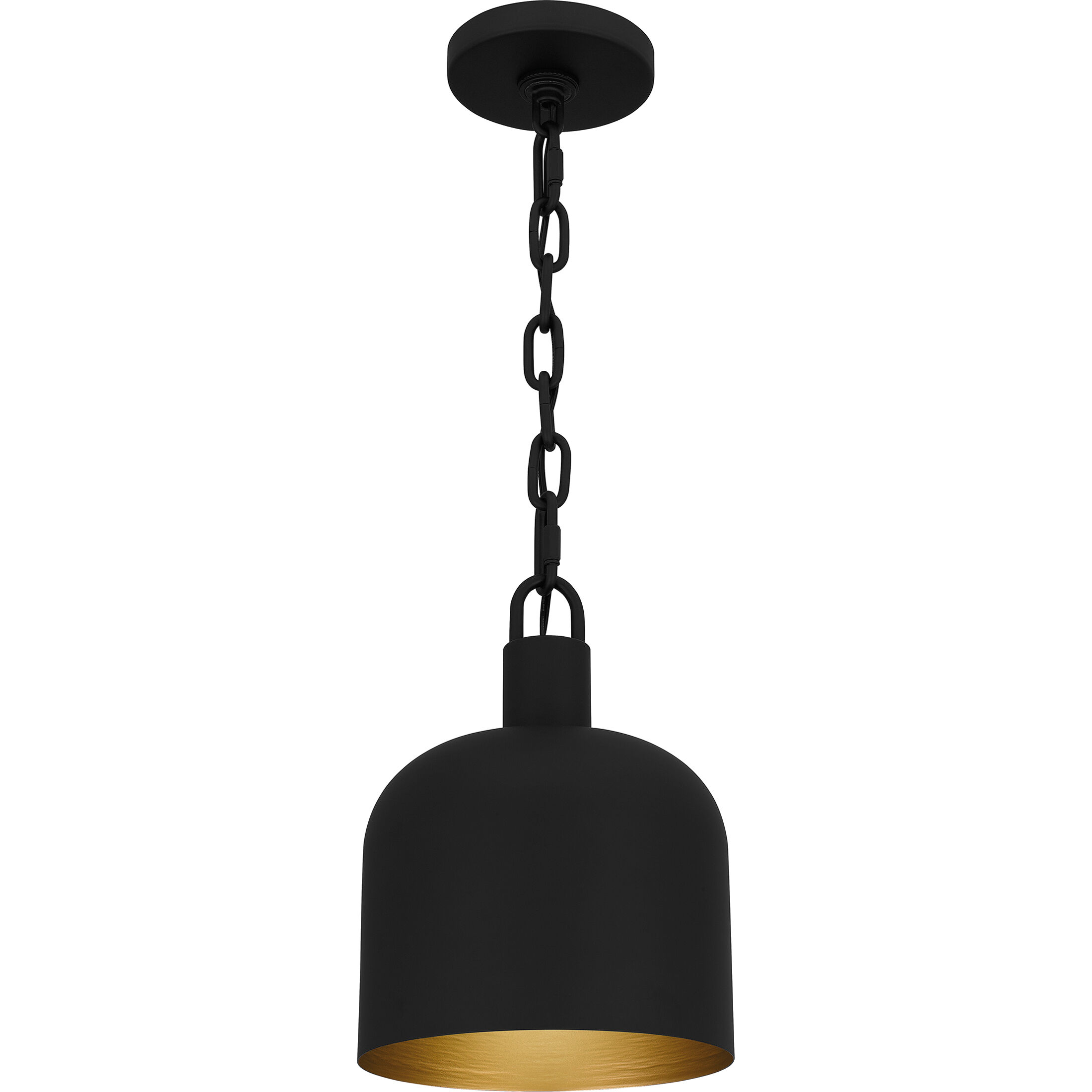 Raquel 1 Light 8 inch Matte Black Mini Pendant Ceiling Light, Small