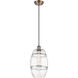 Ballston Vaz 1 Light 8 inch Antique Copper Cord Hung Mini Pendant Ceiling Light