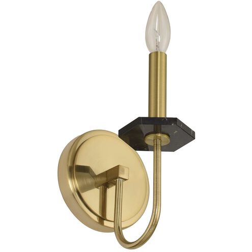 Piedra 1 Light 5 inch Brushed Brass Wall Sconce Wall Light