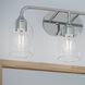 Ilia 3 Light 22 inch Polished Chrome Bath Vanity Wall Light