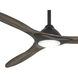 Sleek 60 inch Oil Rubbed Bronze with Seasoned Wood Blades Ceiling Fan