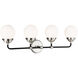 Ian K. Fowler Cafe 4 Light 30.00 inch Bathroom Vanity Light