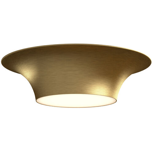 Alora Mood Emiko 2 Light 16 inch Brushed Gold Flush Mount Ceiling Light