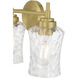 Clarvyn 3 Light 21 inch Vintage Brass Bathroom Vanity Light Wall Light
