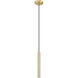 Forest LED 4.75 inch Modern Gold Pendant Ceiling Light