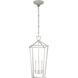 Chapman & Myers Darlana 3 Light 9.75 inch Polished Nickel Tall Lantern Pendant Ceiling Light, Large