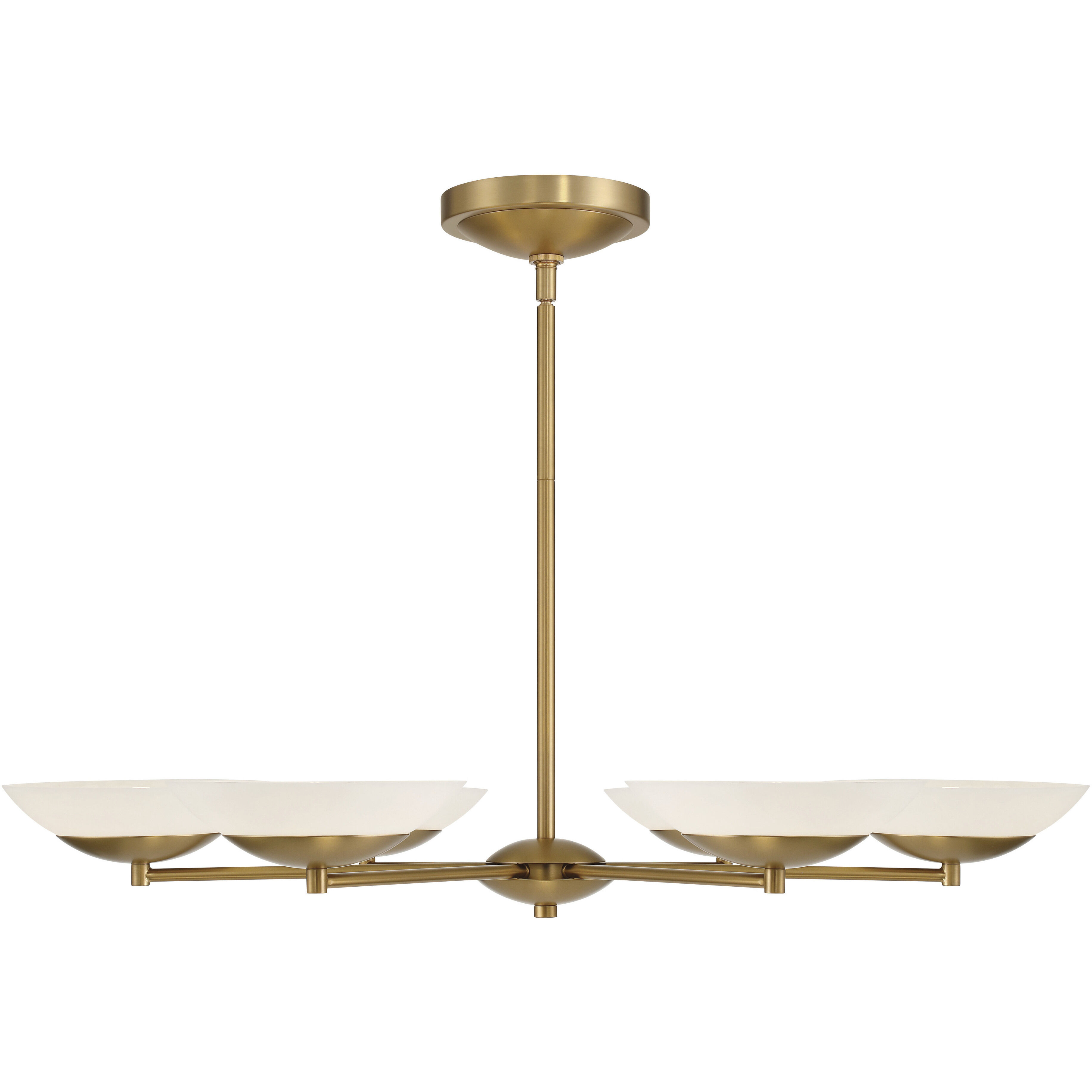 Solara LED 36 inch Legacy Brass Chandelier Ceiling Light