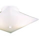 Veil 2 Light 12 inch White Flush Mount Ceiling Light