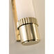Argon LED 4.25 inch Aged Brass ADA Wall Sconce Wall Light