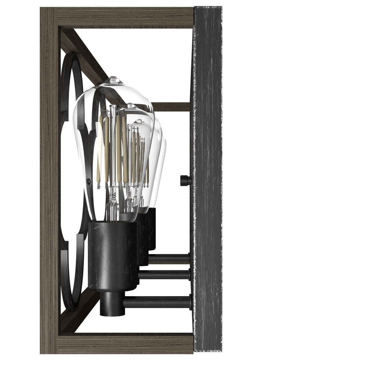 Gablecrest 3 Light 25 inch French Oak and Rustic Iron Vanity Light Wall Light