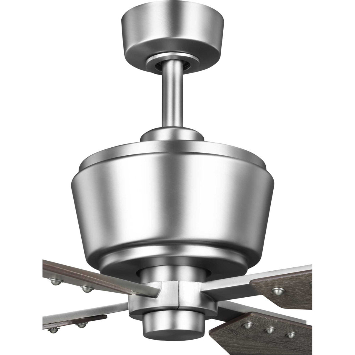 Chapin 54 inch Antique Nickel with Driftwood Blades Ceiling Fan