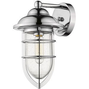 Dylan 1 Light 13 inch Chrome Exterior Wall Mount