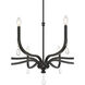 Viremont 8 Light 36 inch Matte Black Chandelier Ceiling Light