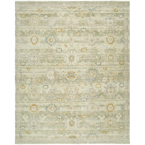 Anelka 120 X 96 inch Ash / Khaki Handmade Rug in 8 x 10