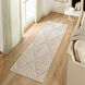 Laid Back Luxe 94 X 32 inch Neutral Rug in 2 x 8