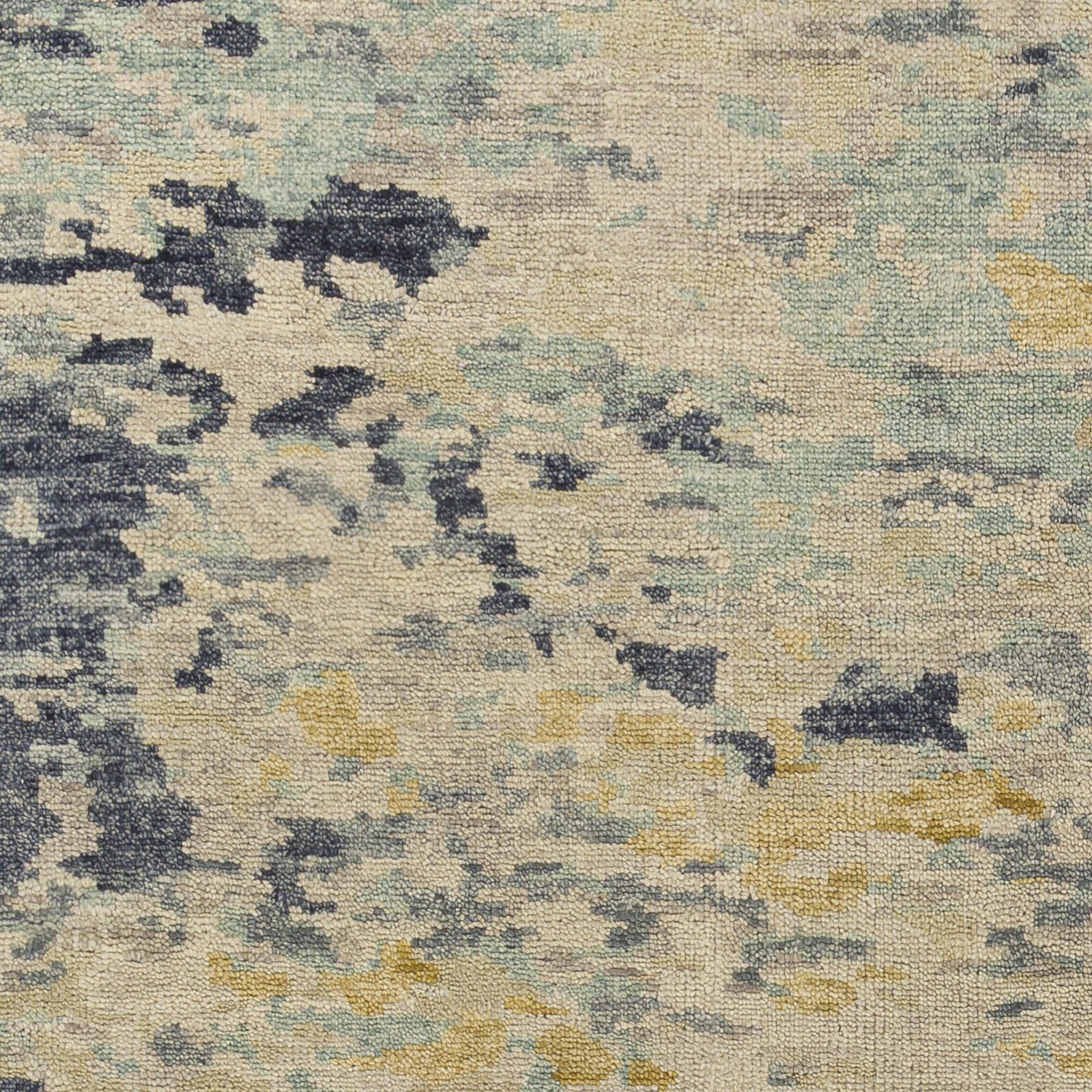Biscayne 72 X 48 inch Mustard Rug in 4 X 6, Rectangle