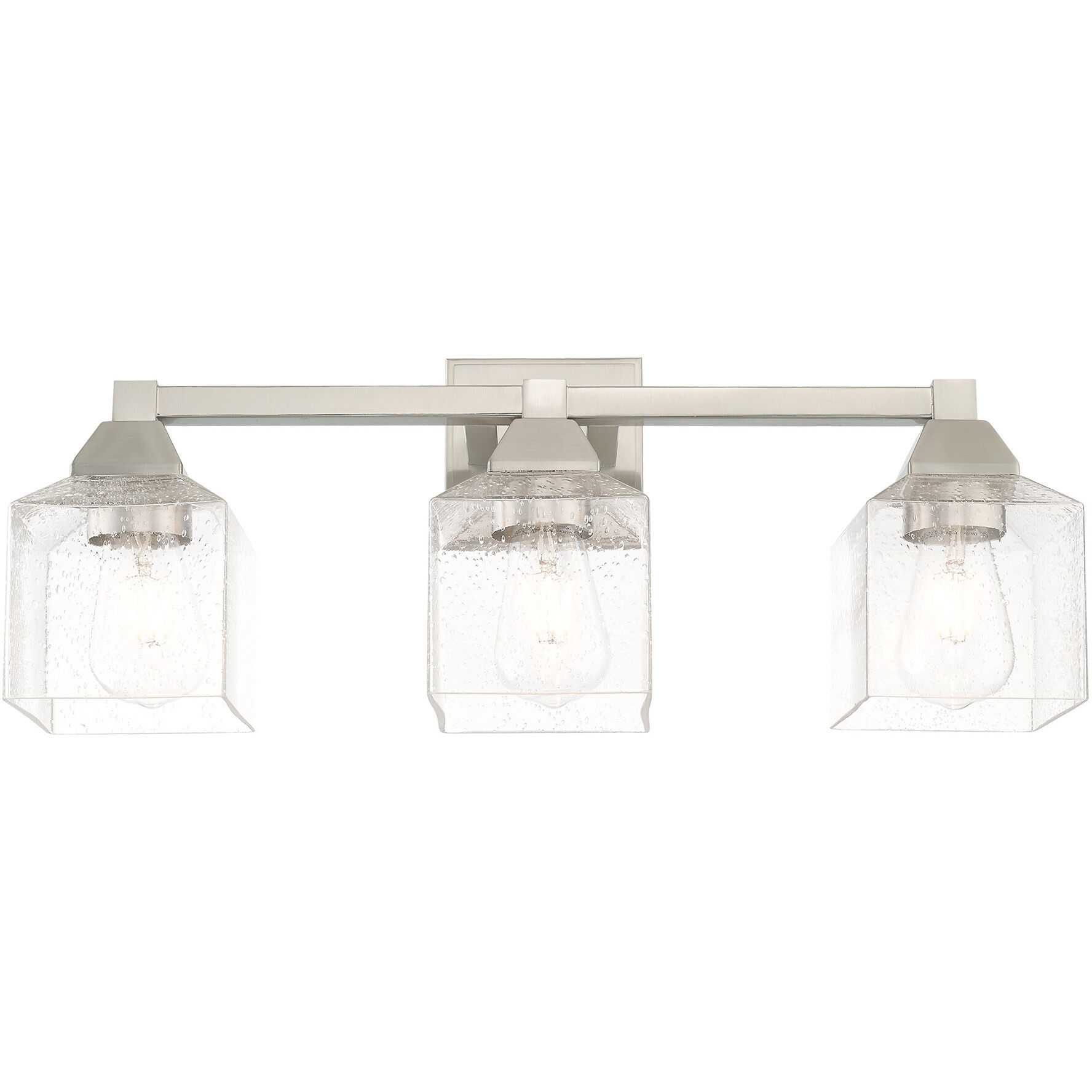 Aragon 3 Light 23 inch Brushed Nickel Bath Vanity Wall Light