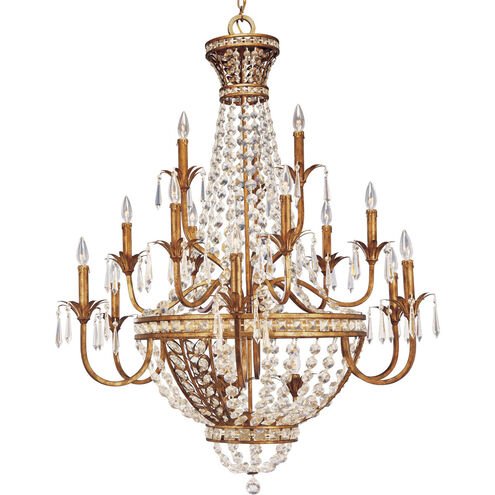 Palais 18 Light 42 inch Imperial Gold Chandelier Ceiling Light
