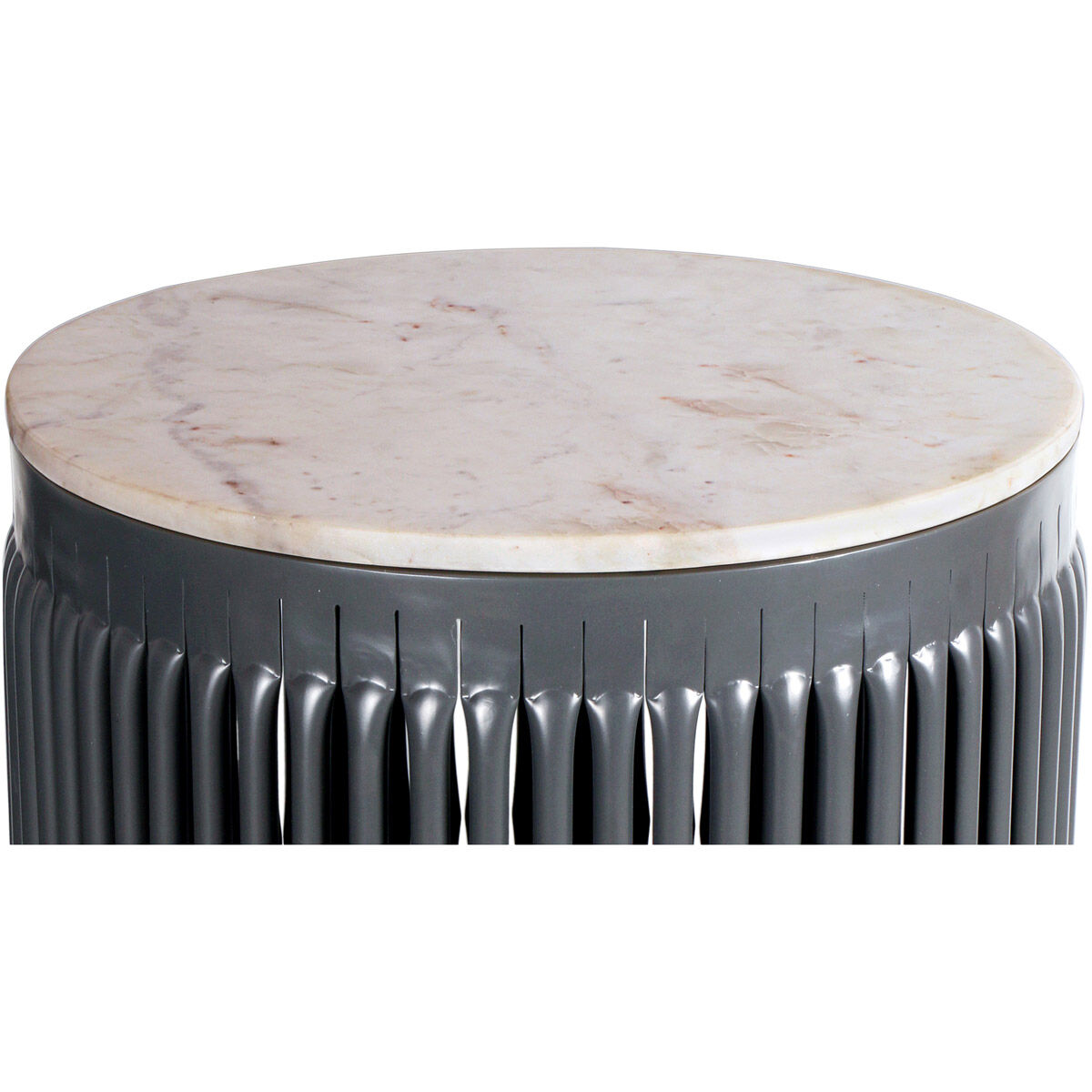 Nelson 21 X 18 inch Grey Side Table