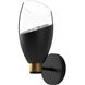 Alora Mood Capri Wall/Vanity Light Wall Light in Matte Black