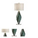 Chelsea House 100.00 watt Verdi/Clear Table Lamp Portable Light