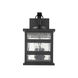 Morris 3 Light 16 inch Matte Black Exterior Wall Mount