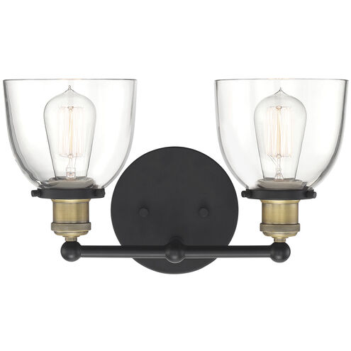 Bryson 2 Light 14.88 inch Vintage Bronze Bath Light Wall Light