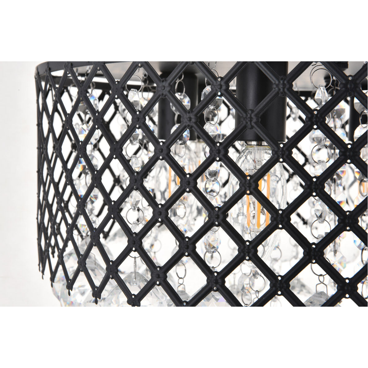 Tully 6 Light 18 inch Matte Black Flush Mount Ceiling Light