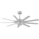 Odyn Custom Matte White Fan Motor, Blades Sold Separately