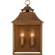 Sean Lavin Galena 2 Light 17 inch Natural Copper Outdoor Wall Lantern
