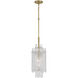 Ackerly 1 Light 8.5 inch Aged Brass Pendant Ceiling Light
