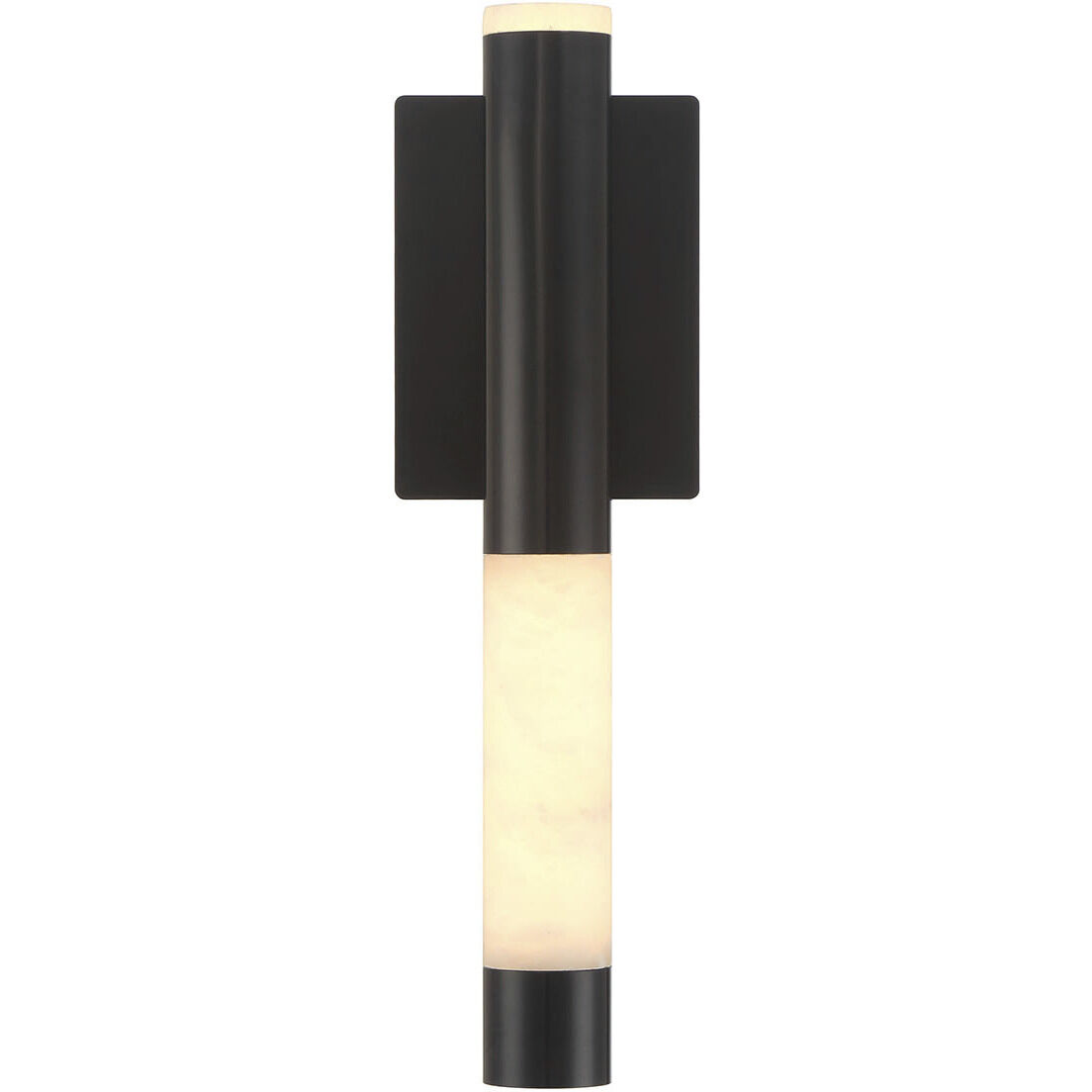 Ronda LED 16.25 inch Matte Black Outdoor Wall Sconce