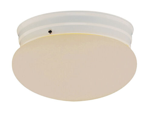 Dash 1 Light 8 inch White Flushmount Ceiling Light
