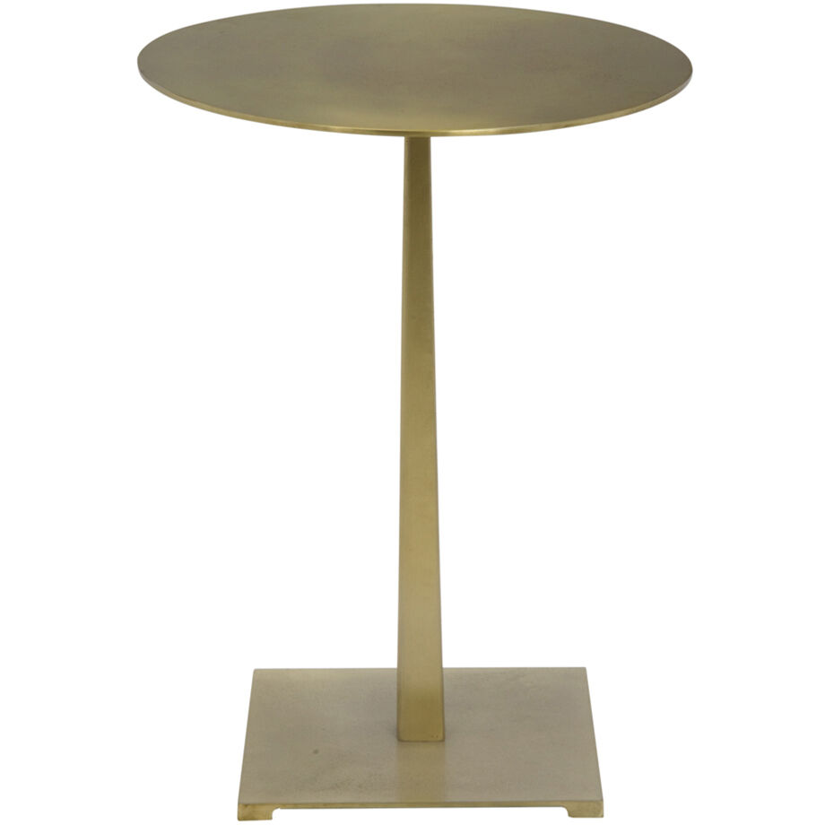 Stiletto 20 X 15 inch Antique Brass Side Table
