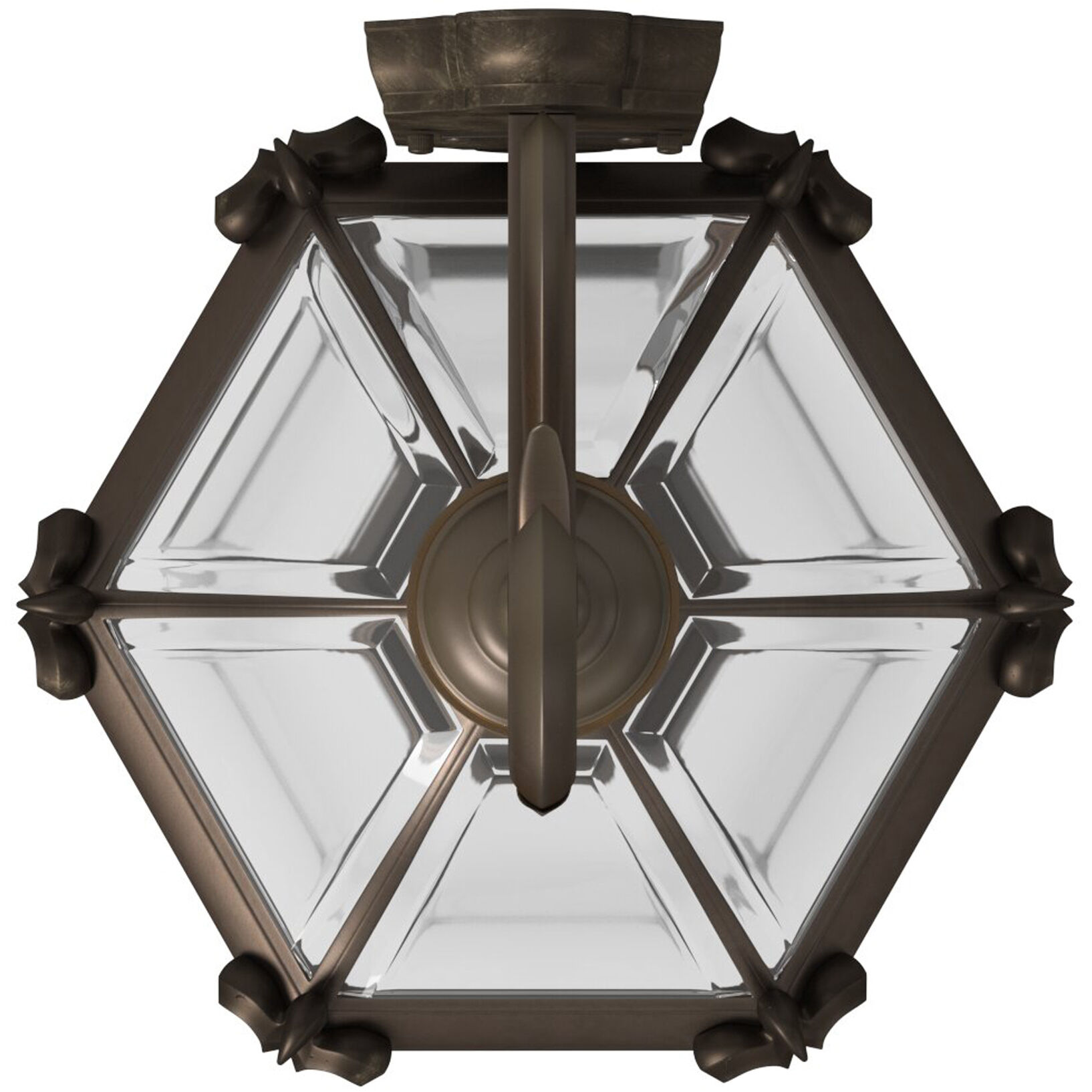 Estate Series San Clemente Outdoor Wall Mount Lantern in Copper Bronze, Small