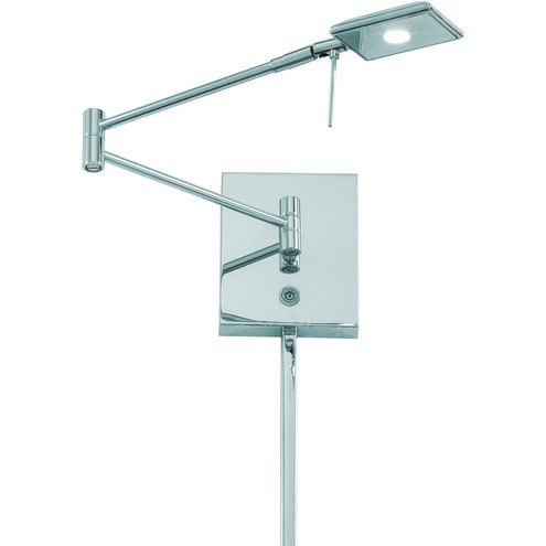 George's Reading Room 5 inch 8.00 watt Chrome Swing Arm Wall Lamp Wall Light, Pharmacy