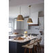 Madi LED 16 inch Lacquered Brass Pendant Ceiling Light
