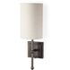 Bourgeois 6 inch White Wall Sconce Wall Light
