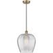 Edison Norfolk LED 12 inch Antique Brass Mini Pendant Ceiling Light