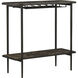 Ariana Forged Antique Bronze and Marron Imperial Marble Bar Console