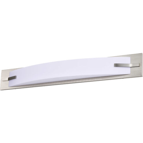 Bow LED 31 inch Brushed Nickel Vanity Light Wall Light
