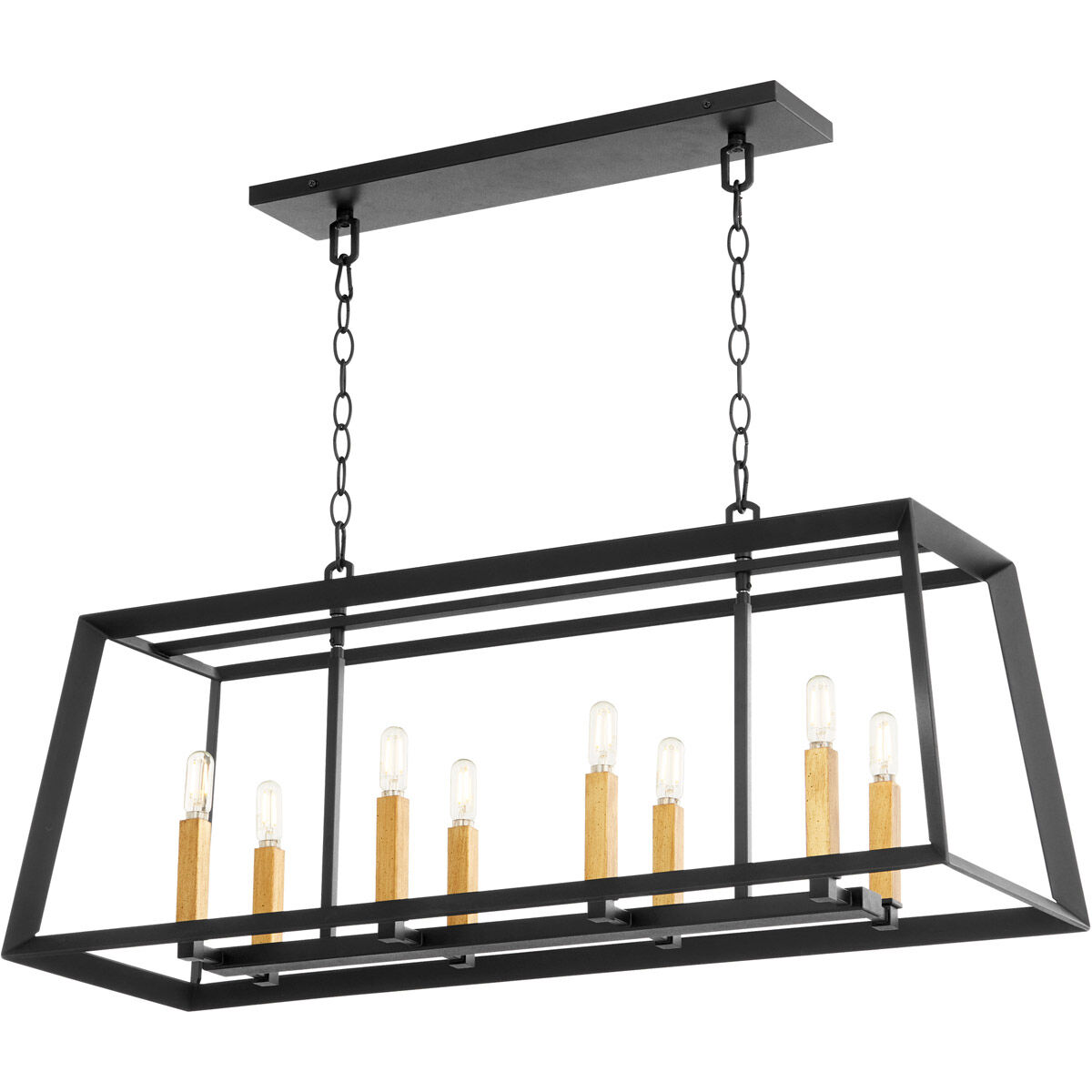 Cyan Design 10378 Hyperion 8 Light 37 inch Noir Island Light